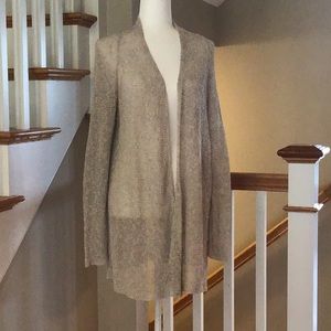 Eileen fisher linen blend open cardigan style wrap